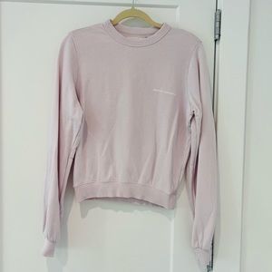 Spiritual Gangster icy pink crewneck pullover